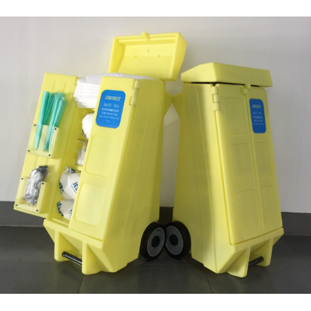 Emergency oil spill trolleyKIT346Oil absorbing type 120rise/set Leakage treatment trolley set