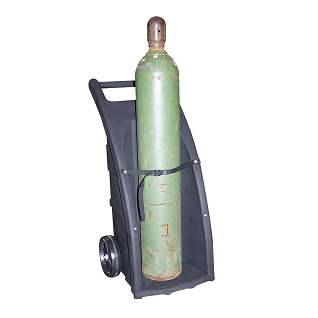 Gas cylinder transport vehicleVG-OR17 Gas cylinder handling cart Plastic material bearing150KG