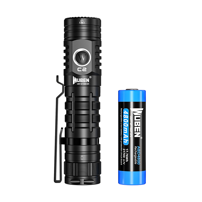 WUBENWubenC2Mobile rechargeable flashlight358Meter range2000Lumen Outdoor Mountaineering Camping Patrol