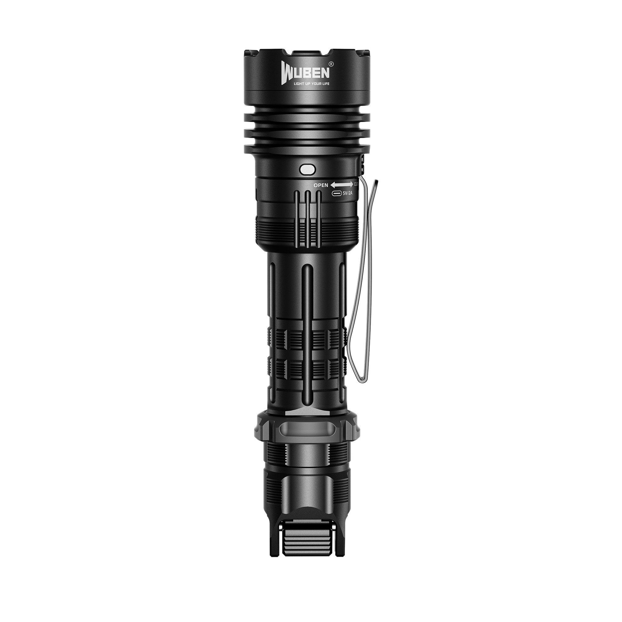 WUBENWubenT1Short distance tactical patrol high brightness flashlight2000Luminous, strong light, long-range, waterproof and dustproof