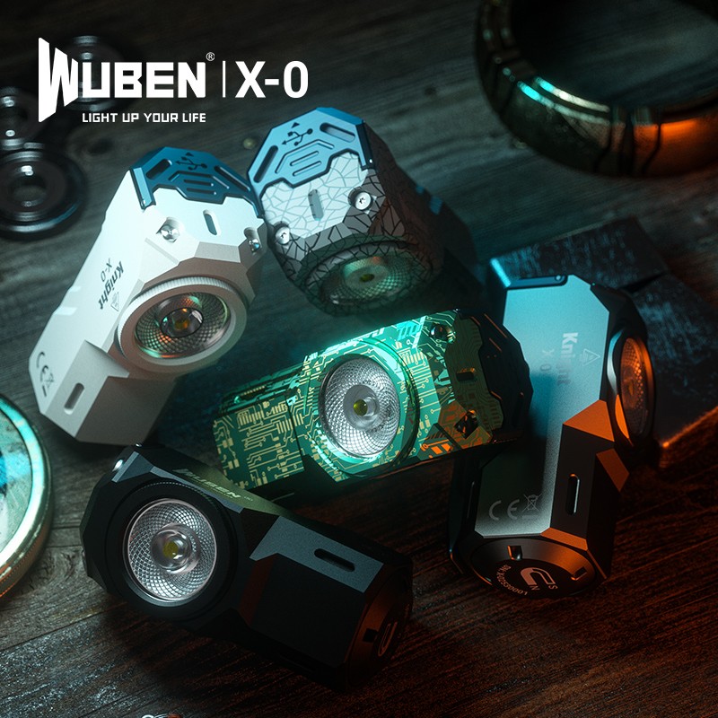 WUBENWubenX-0multi-functionEDCFlashlight Mini Portable1100Luminous strong light illumination magnetic suction waterproof